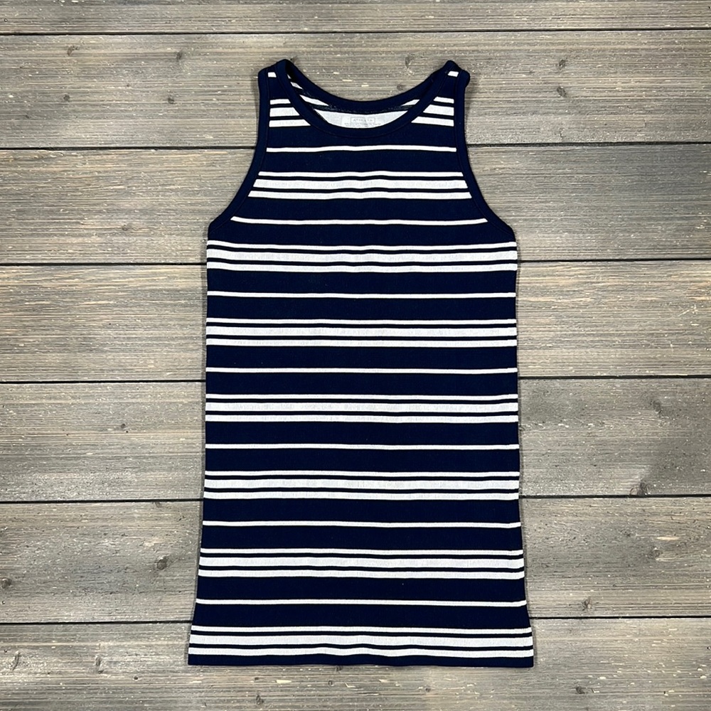 Athleta Tank Top Workout Yoga Stripe